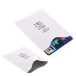 Folie protectie credit card bancar, contactless, culoare alb